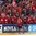 PRAGUE, CZECH REPUBLIC - MAY 5: Switzerland's Denis Hollenstein #70 celebrates at the bench after scoring a third period goal against Germany during preliminary round aciton at the 2015 IIHF Ice Hockey World Championship. (Photo by Andre Ringuette/HHOF-IIHF Images)


